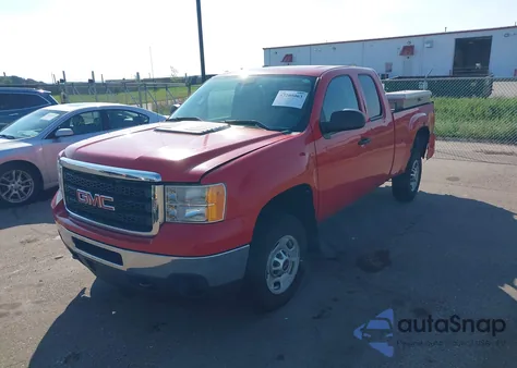 2011 GMC Sierra 2500Hd Work Truck из США, поврежденный, VIN 1GT22ZCGXBZ368409